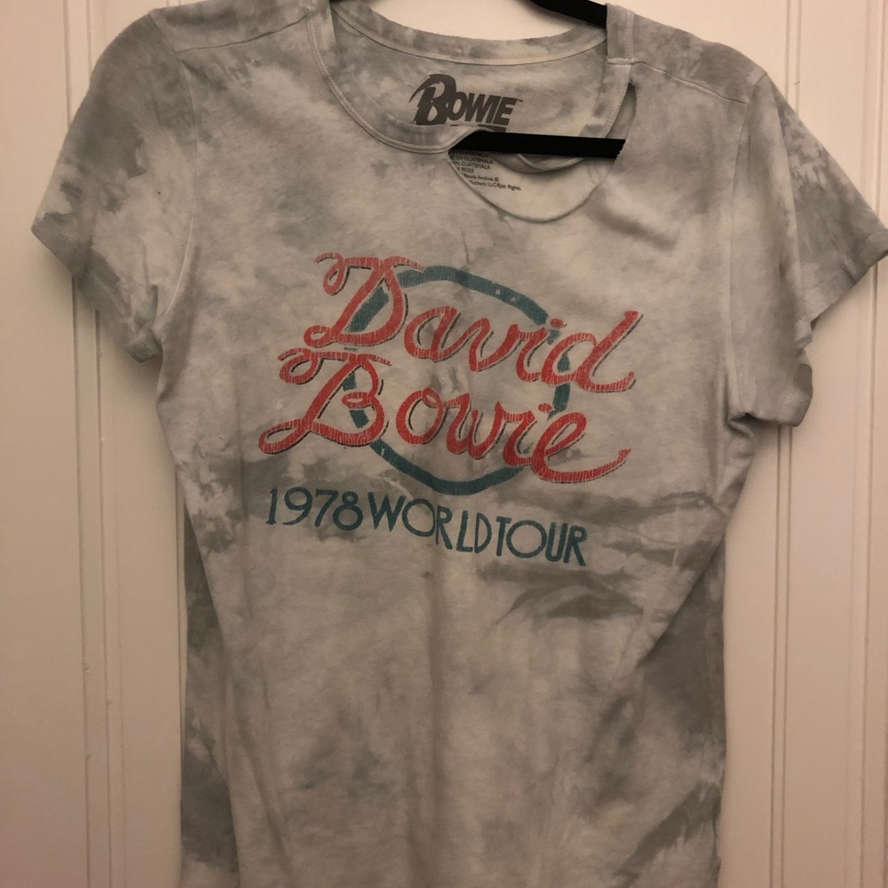 David Bowie vintage band graphic t-shirt